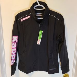 NWT Kappa Light Jacket - Black Women's Medium - Spring Zip-up Windbreaker Coat